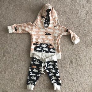 0-3 month organic kinder sprouts outfit